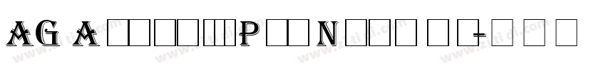 AG AlgeriaPln Normal字体转换
